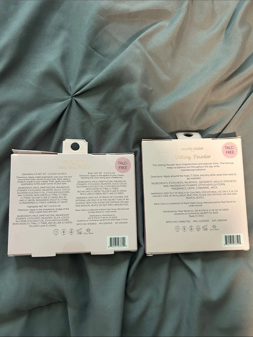 Marie Claire Makeup Palette + Powder